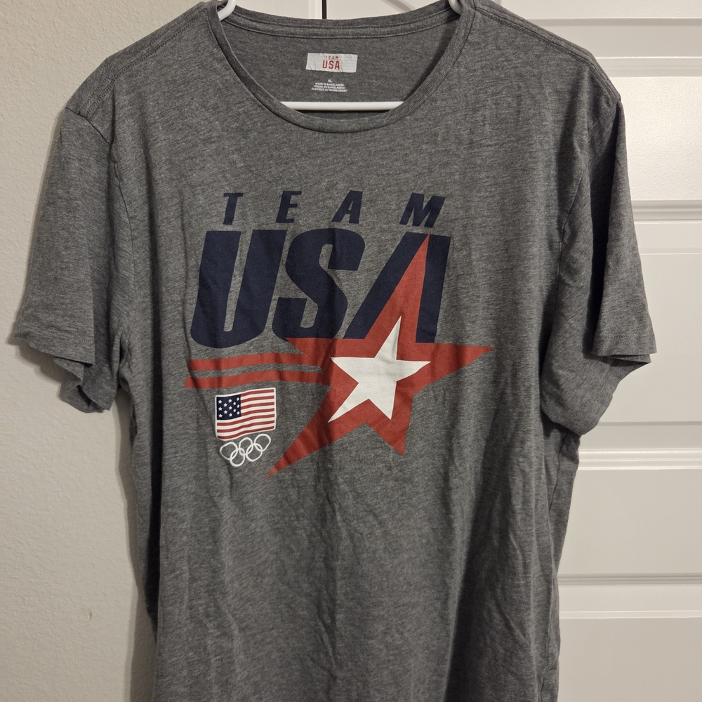 Team USA Gray Short Sleeve T-Shirt